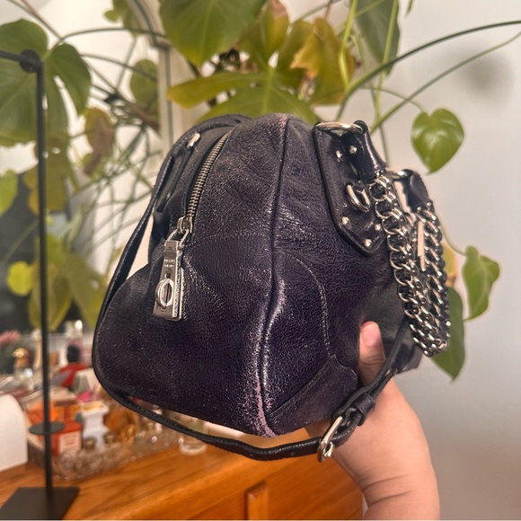 Prada Midnight Purple Shimmering Leather Top
Handle Bag - Picture 7 of 15